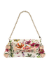 Floral Print Horsebit 1955 Shoulder Bag, front view